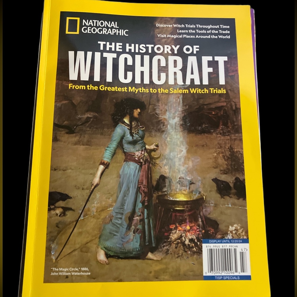 National Geographic The History Of Witchcraft Magazine Oct 2024 Great Condition